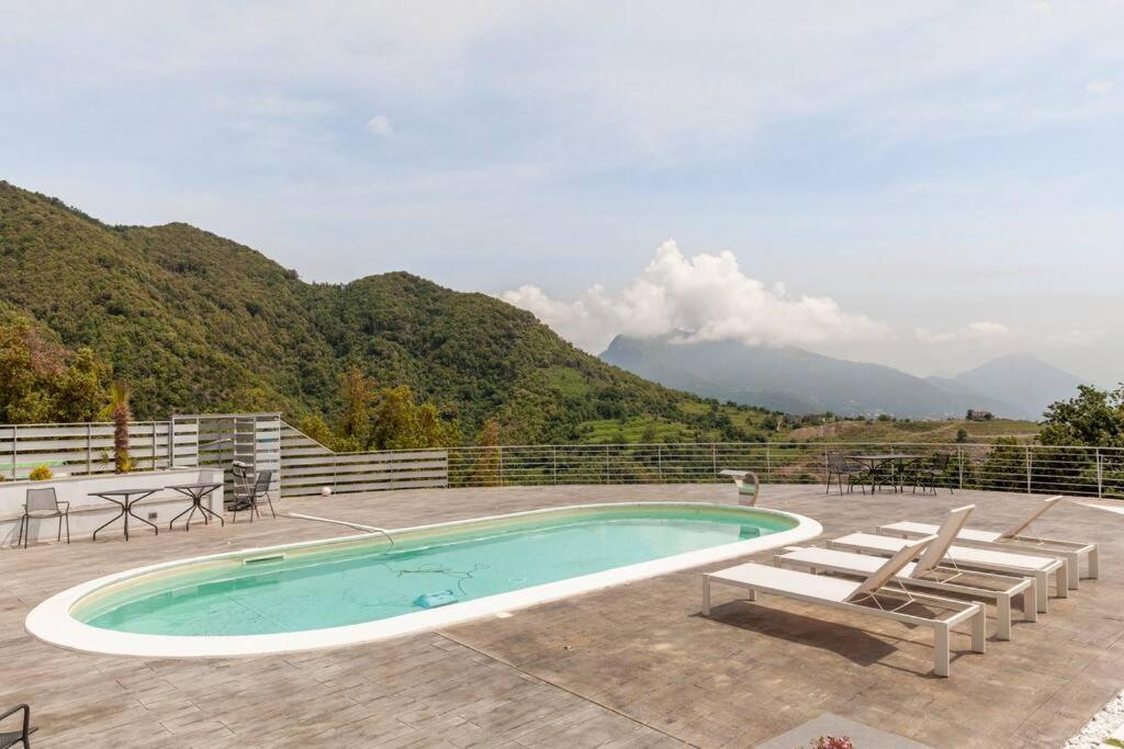 Tenuta Croce Appartamento Karol-Piscina-Vista Mare Salerno Ngoại thất bức ảnh